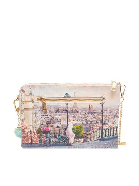 YESBAG Clutch mit Schulterriemen aus Metall Promenade - Damentaschen