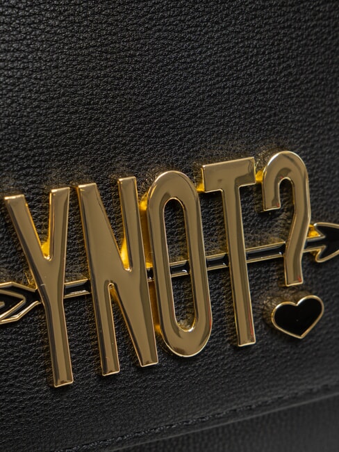 LOVERS Schultertasche mit Klappe SCHWARZ - Damentaschen