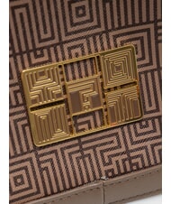 YNOT LABIRINT Schultertasche mit Klappe nut - Damentaschen - 3