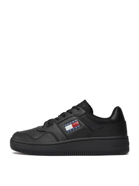 TOMMY JEANS Retro Basket  Schwarz - Herrenschuhe
