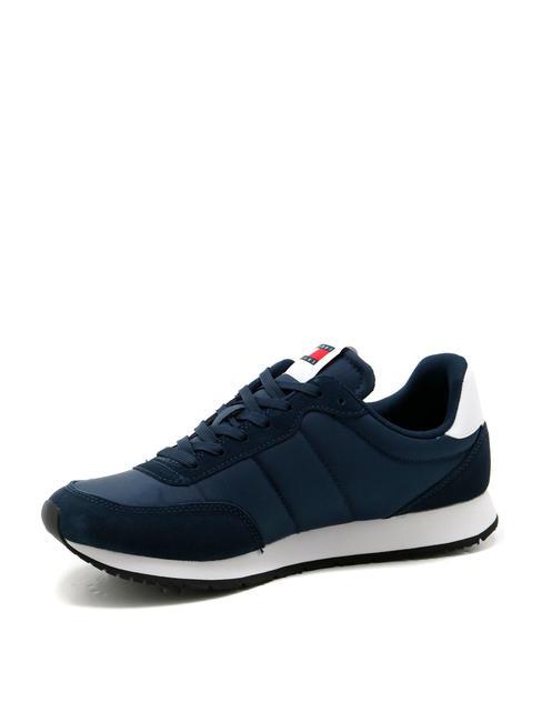 TOMMY JEANS RUNNER CASUAL Turnschuhe dunkle Nachtmarine - Herrenschuhe