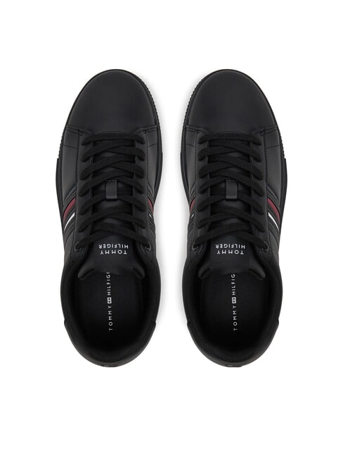 MODERN CUPSOLE STRIPES Ledersneakers Schwarz - Herrenschuhe