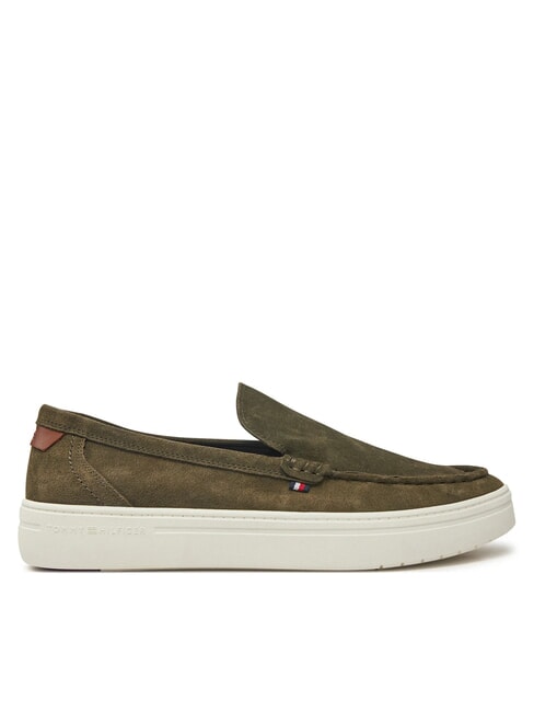 MODERN LIGHT HYBRID Wildleder-Loafer Armeegr&uuml;n - Herrenschuhe