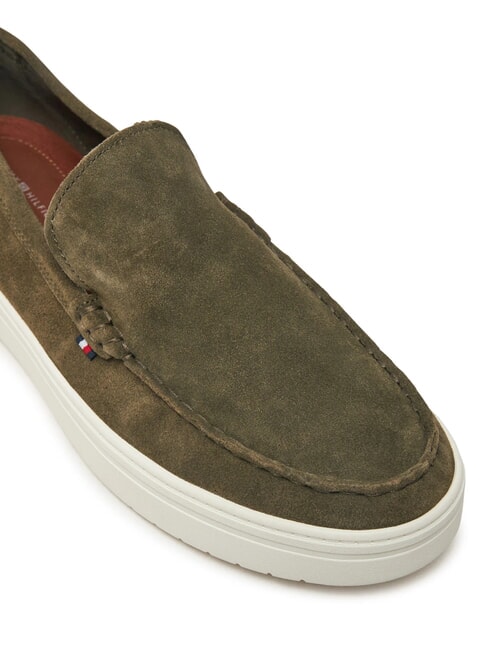 MODERN LIGHT HYBRID Wildleder-Loafer Armeegr&uuml;n - Herrenschuhe