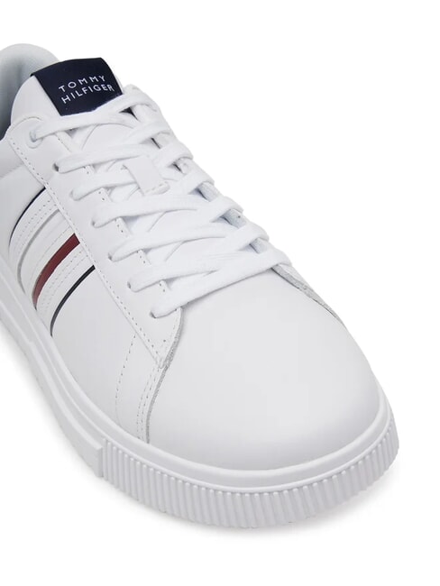 MODERN CUPSOLE STRIPES Ledersneakers Wei&szlig; - Herrenschuhe
