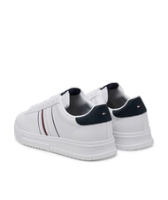 TOMMY HILFIGER MODERN CUPSOLE STRIPES Ledersneakers Wei&szlig; - Herrenschuhe - 5