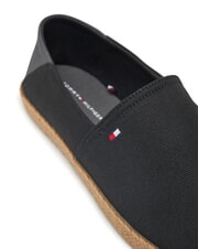 TOMMY HILFIGER TH Espadrilles aus Canvas Schwarz - Herrenschuhe - 3