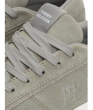 TOMMY HILFIGER TH CUPSET SUEDE Ledersneakers antikes Silber - Herrenschuhe - 3