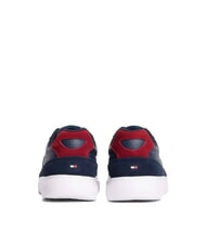 TOMMY HILFIGER LIGHT CUPSOLE MIX Ledersneakers dunkle Nachtmarine - Herrenschuhe - 4