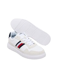 TOMMY HILFIGER LIGHT CUPSOLE MIX Ledersneakers strahlendes Wei&szlig;/Andorra - Herrenschuhe - 5