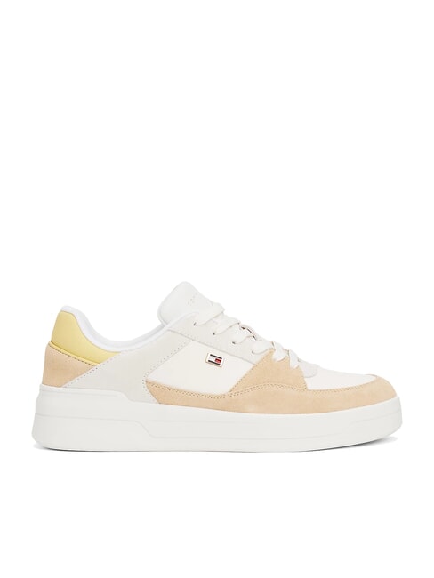 BASKET MIX Damen-Sneaker alter wei&szlig;er/toniger Kiesel - Damenschuhe