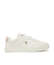 TOMMY HILFIGER ESSENTIAL CHIC COURT Damen-Sneaker aus Leder altes Wei&szlig; - Damenschuhe - 2