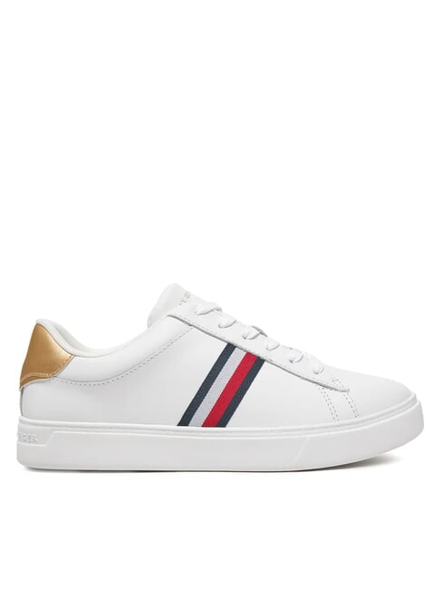 ESSENTIAL COURT Damen-Sneaker aus Leder Wei&szlig; - Damenschuhe