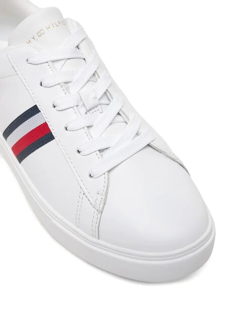 ESSENTIAL COURT Damen-Sneaker aus Leder Wei&szlig; - Damenschuhe