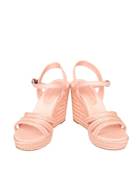 ELENA Espadrille-Keilsandalen Rosa - Damenschuhe