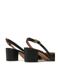 TOMMY HILFIGER ELEGANT Lederpumps mit Fersenriemen Schwarz - Damenschuhe - 4