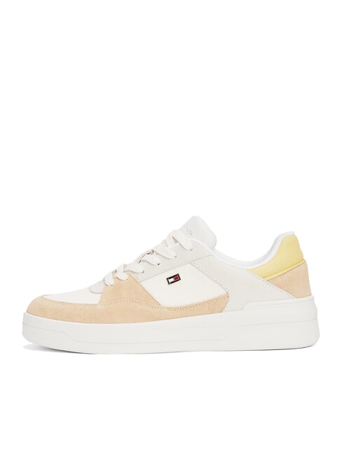 BASKET MIX Damen-Sneaker alter wei&szlig;er/toniger Kiesel - Damenschuhe