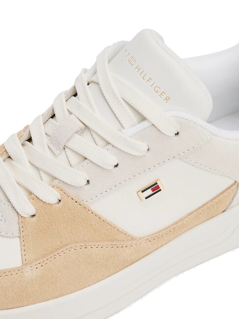 BASKET MIX Damen-Sneaker alter wei&szlig;er/toniger Kiesel - Damenschuhe