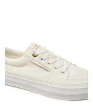 TOMMY HILFIGER ESSENTIAL Canvas-Plateau-Sneaker ecru - Damenschuhe - 3
