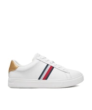 TOMMY HILFIGER ESSENTIAL COURT Damen-Sneaker aus Leder Wei&szlig; - Damenschuhe - 2