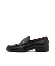 TOMMY HILFIGER TH Damen-Ledermokassin Schwarz - Damenschuhe - 2