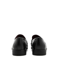 TOMMY HILFIGER TH Damen-Ledermokassin Schwarz - Damenschuhe - 4