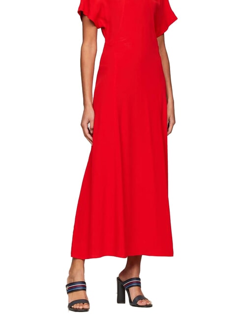 SLIDE Hohe Sandalen mit Logoband Weltraumblau - Damenschuhe