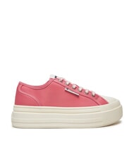 TOMMY HILFIGER TJW FOXING Plateau-Sneaker aus Stoff Preppy-Rosa - Damenschuhe - 2