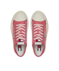 TOMMY HILFIGER TJW FOXING Plateau-Sneaker aus Stoff Preppy-Rosa - Damenschuhe - 4