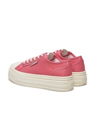 TOMMY HILFIGER TJW FOXING Plateau-Sneaker aus Stoff Preppy-Rosa - Damenschuhe - 5