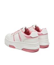 TOMMY HILFIGER TH BROOKLYN Plateau-Sneaker aus Leder Preppy-Rosa - Damenschuhe - 5