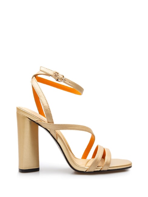 TH GOLD BLOCK Hohe Ledersandalen Gold - Damenschuhe
