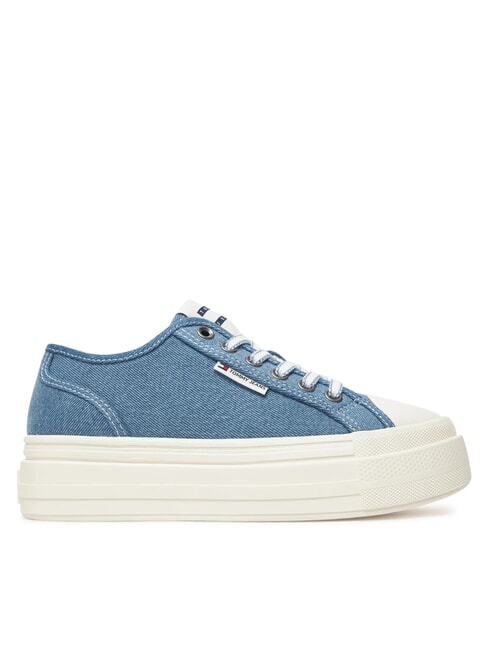 TJW FOXING Canvas-Plateau-Sneaker Denim - Damenschuhe
