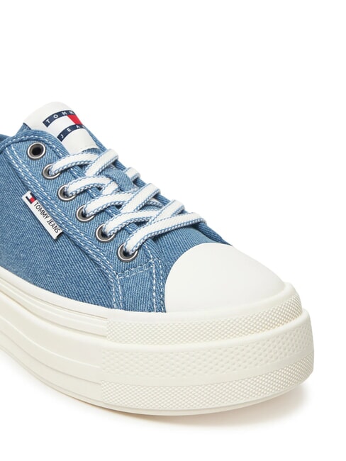 TJW FOXING Canvas-Plateau-Sneaker Denim - Damenschuhe
