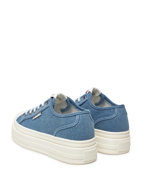TJW FOXING Canvas-Plateau-Sneaker Denim - Damenschuhe