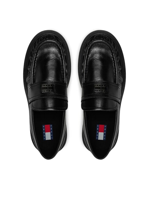 TJW ORIGIN LOAFER Damen-Ledermokassins Schwarz - Damenschuhe