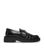 TOMMY HILFIGER TJW ORIGIN LOAFER Damen-Ledermokassins Schwarz - Damenschuhe - 2