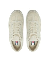 TOMMY HILFIGER GREENWICH Plateau-Sneaker aus Wildleder Zeitungspapier - Damenschuhe - 5