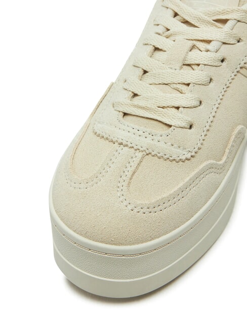 GREENWICH Plateau-Sneaker aus Wildleder Zeitungspapier - Damenschuhe