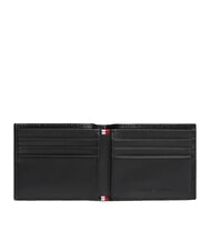 TOMMY HILFIGER TH FLAG Ledergeldb&ouml;rse Schwarz - Brieftaschen Herren - 2