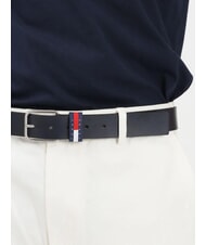 TOMMY HILFIGER TJM RYAN Lederg&uuml;rtel dunkles Nachtmarineblau - G&uuml;rtel - 2