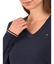 TOMMY HILFIGER TH Damenpullover mit V-Ausschnitt W&uuml;stenhimmel - Damenpullover - 4