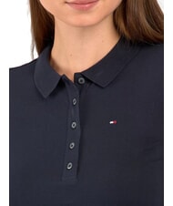 TOMMY HILFIGER TH Kurzarm-Poloshirt f&uuml;r Damen W&uuml;stenhimmel - Damen-Polo-Shirts/Damen-Polo-Shirt/Damenpoloshirt/Damenpoloshirts - 4