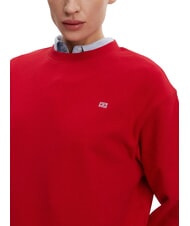 TOMMY HILFIGER TH Sweatshirt mit Rundhalsausschnitt in regul&auml;rer Passform Prim&auml;rrot - Sweatshirts Damen - 3