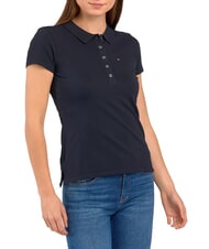 TOMMY HILFIGER TH Kurzarm-Poloshirt f&uuml;r Damen W&uuml;stenhimmel - Damen-Polo-Shirts/Damen-Polo-Shirt/Damenpoloshirt/Damenpoloshirts - 3