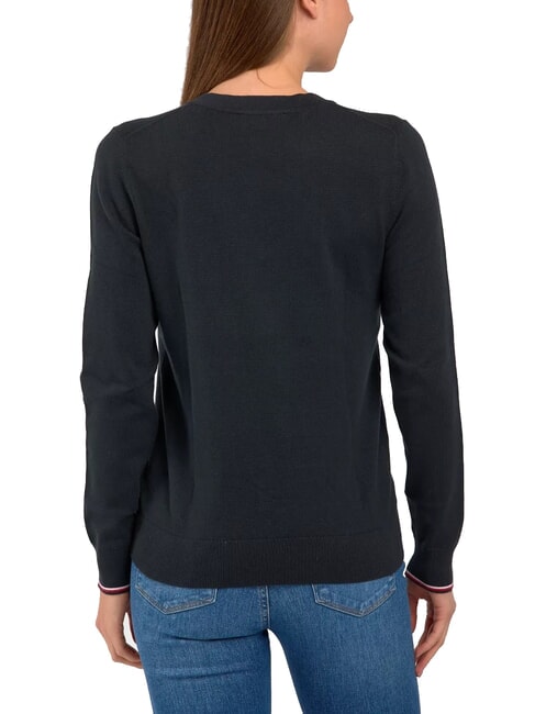 TH Damenpullover mit V-Ausschnitt ck schwarz - Damenpullover