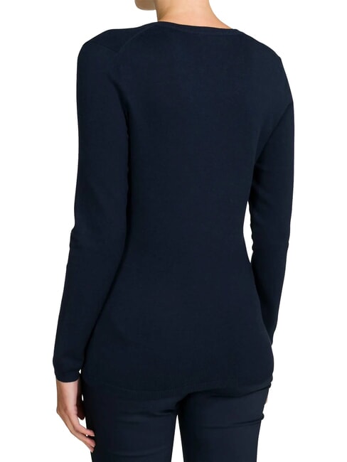 TH Damenpullover mit V-Ausschnitt Blau - Damenpullover