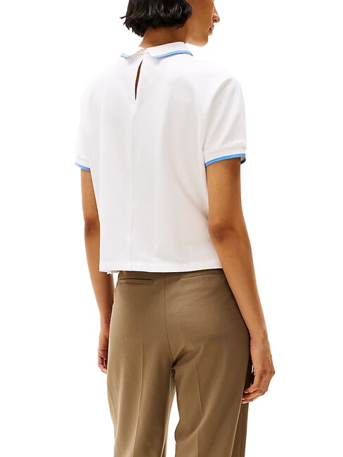 TH Kurzarm-Poloshirt f&uuml;r Damen ecru - Damen-Polo-Shirts/Damen-Polo-Shirt/Damenpoloshirt/Damenpoloshirts