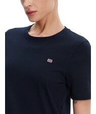 TOMMY HILFIGER TH Kurzarm-T-Shirt in regul&auml;rer Passform dunkle Nachtmarine - T-Shirts und Tops f&uuml;r Damen - 3