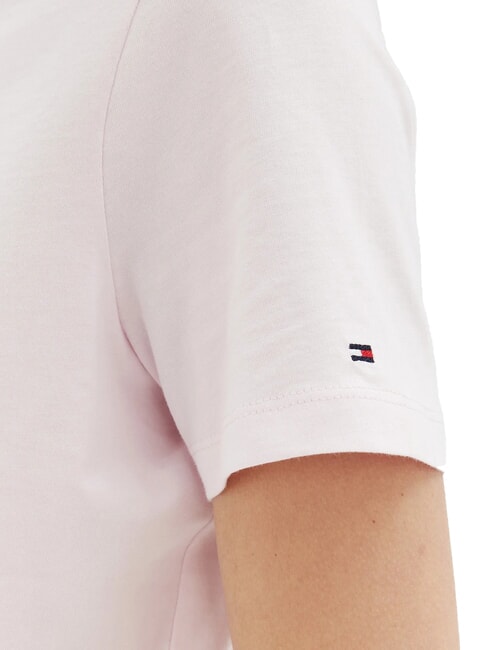 TH Kurz&auml;rmeliges T-Shirt mit Aufdruck Hellrosa - T-Shirts und Tops f&uuml;r Damen